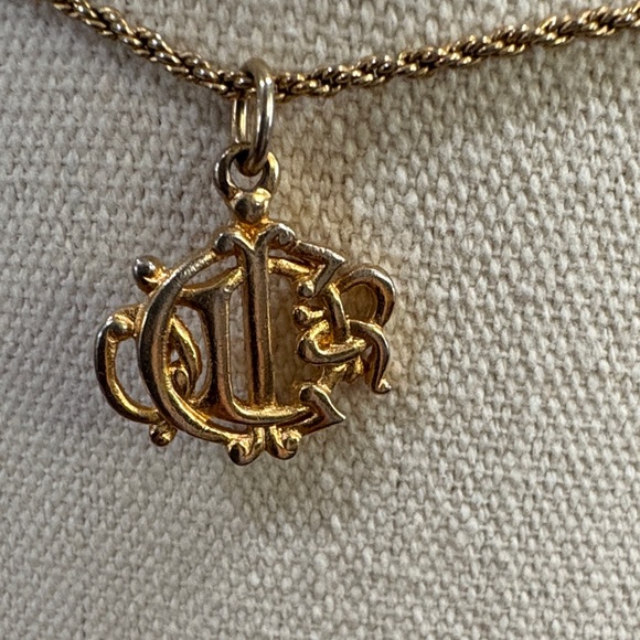 Dior Gold Necklace and Earring Set - Picture 2 of 12